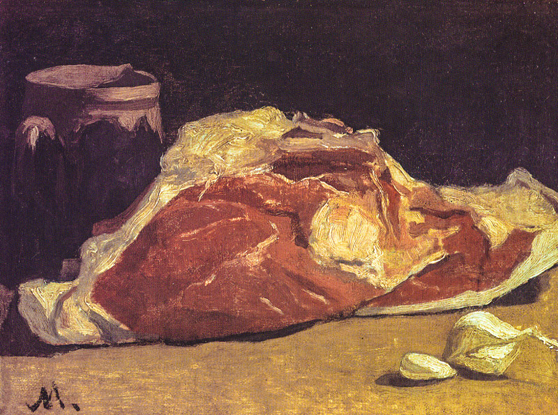 Still life with meat 1861